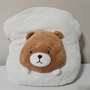 Miniso Toast Bear Plush Toy 11.8in